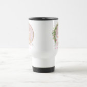 Easter Bunny at Garden Personalized Travel Mug トラベルマグ (中央)