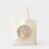 Easter Bunny at Garden Tote Bag トートバッグ (正面)
