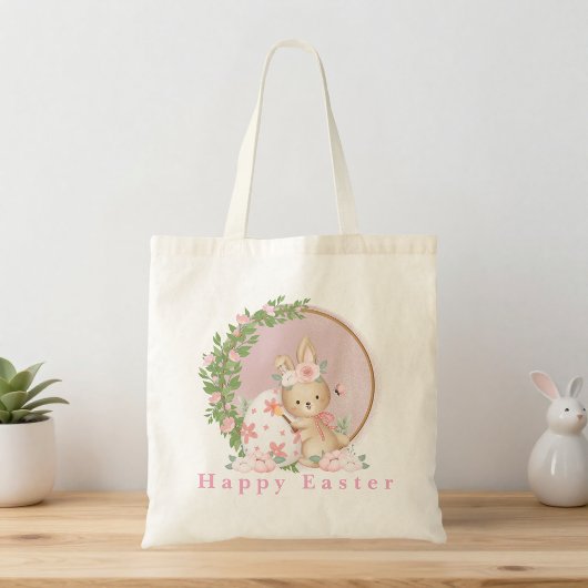 Easter Bunny at Garden Tote Bag トートバッグ