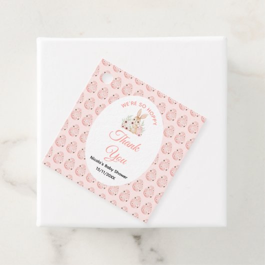 Easter Bunny Baby Shower フェイバータグ (インサイチュ)