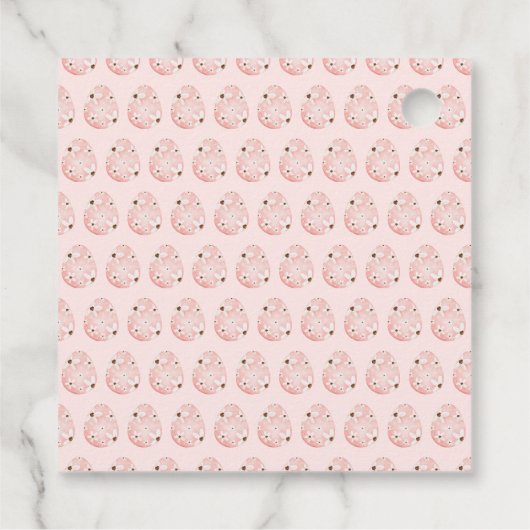 Easter Bunny Baby Shower フェイバータグ (裏面)