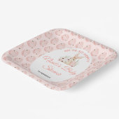 Easter Bunny Baby Shower ペーパープレート (傾斜あり)