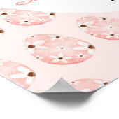 Easter Bunny Baby Shower ポスター (角)