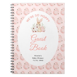 Easter Bunny Baby Shower Guest Book ノートブック