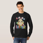 Easter Bunny Chick Easter Chicken Tシャツ (正面フル)