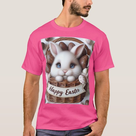 Easter Bunny Chocolate Egg Tシャツ (正面)