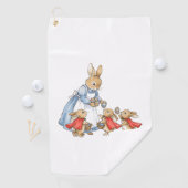 Easter Bunny Cottagecore Vintage Rabbit Women Girl ゴルフタオル (インサイチュ)