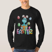 Easter Bunny Dinosaur Easter Brachiosaurus Tシャツ (正面)
