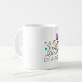 Easter Bunny Dinosaur Egg A Saurus TRex Kids Boys  コーヒーマグカップ (正面左)