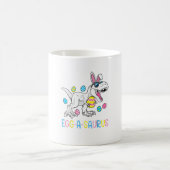 Easter Bunny Dinosaur Egg A Saurus TRex Kids Boys  コーヒーマグカップ (中央)
