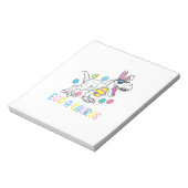 Easter Bunny Dinosaur Egg A Saurus TRex Kids Boys  ノートパッド (回転)