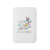 Easter Bunny Dinosaur Egg A Saurus TRex Kids Boys  バスマット (正面縦)