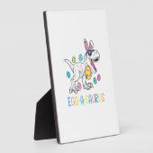 Easter Bunny Dinosaur Egg A Saurus TRex Kids Boys  フォトプラーク (側面)