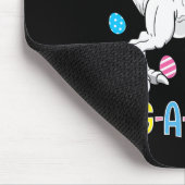 Easter Bunny Dinosaur Egg A Saurus Trex Kids Boys  マウスパッド (コーナー)