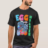 Easter Bunny Dinosaur T Rex Children's Egg Hunt Ea Tシャツ (正面)