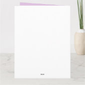 Easter Bunny Ears Cat Photo Customize カード (裏面)