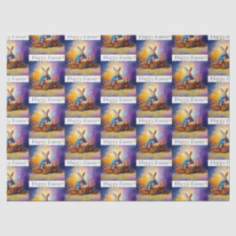 Easter Bunny easter egg basket 薄葉紙