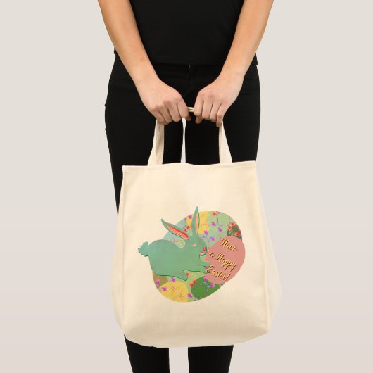 Easter Bunny Eggs Tote Bag トートバッグ (正面(商品))