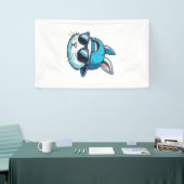 Easter Bunny Face Baseball Cap Sunglasses Rabbit B 横断幕 (トレードショー)