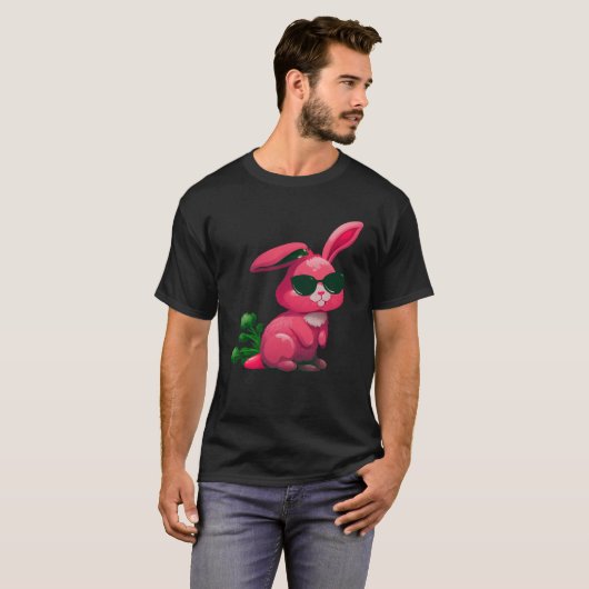 Easter Bunny Faces cool Easter Rabbit Bunnies  5 Tシャツ (正面フル)