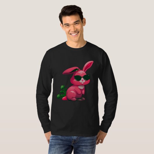 Easter Bunny Faces cool Easter Rabbit Bunnies  5 Tシャツ (正面フル)