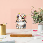 Easter Bunny for Women Girls - Easter Bunny Flower アクリルサイン (ウェディング)
