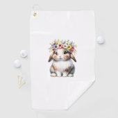 Easter Bunny for Women Girls - Easter Bunny Flower ゴルフタオル (インサイチュ)