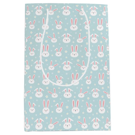 Easter Bunny Gift Bag ミディアムペーパーバッグ (正面)