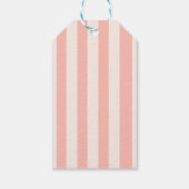 Easter Bunny Girl 1st Birthday Party Thank You ギフトタグ (裏面)