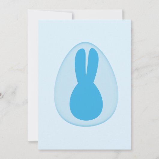 Easter bunny greeting card カード (正面)