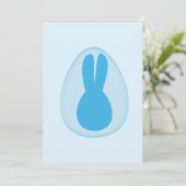 Easter bunny greeting card カード (スタンド正面)