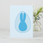 Easter bunny greeting card カード (スタンド正面)