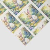 Easter Bunny holding easter egg 薄葉紙 (詳細)