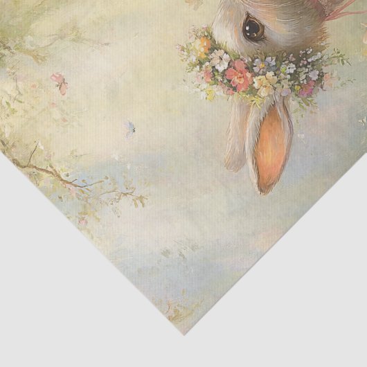 Easter Bunny Holding Egg in the Sunshine 薄葉紙 (詳細)