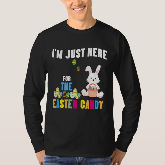 Easter Bunny I m Just Here For Easter Candy Kids B Tシャツ (正面)