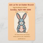 Easter Bunny Image Frame  招待状 (正面)