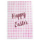 Easter Bunny in a Spring Garden ミディアムペーパーバッグ (裏面)