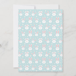 Easter Bunny Invitation Card 招待状