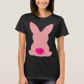 Easter Bunny Leopard Pattern Girls Women Tシャツ (正面)