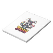 Easter Bunny Meme Bruh  Funny 6 7 Easter Eggs Desi ノートパッド (回転)