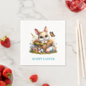 Easter Bunny Paper Napkins スタンダードカクテルナプキン (インサイチュ)