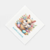 Easter Bunny Paper Napkins スタンダードランチョンナプキン (角)