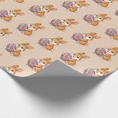 Easter Bunny Pattern Wrapping Paper | Glossy Art ラッピングペーパー (角)