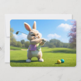 Easter Bunny Playing Golf in the Lowcountry シーズンカード