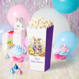 Easter Bunny Purple Jacket Baby Shower フェイバーボックス