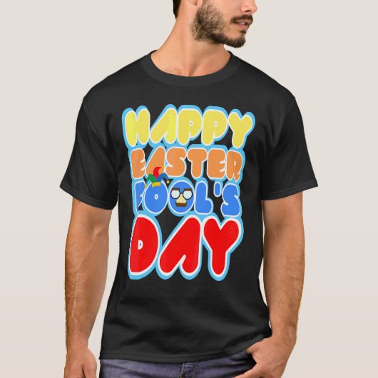 Easter Bunny Rabbit Eggs April Fool's Day  Funny 2 Tシャツ (正面)