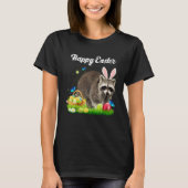 Easter Bunny Raccoon Eggs Basket  Raccoon Easter D Tシャツ (正面)
