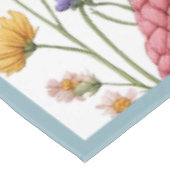 Easter Bunny Rainbow Art Spring Wildflowers Meadow テーブルクロス (アングル)