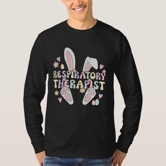 Easter Bunny Respiratory Therapist Easter Day Tシャツ (正面)