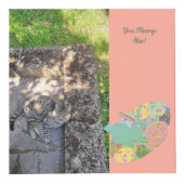 Easter Bunny Rose Eggs Photo Cube フォトキューブ (右)